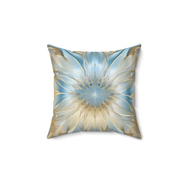 Spun Polyester Square Pillow, Christmas Crystal