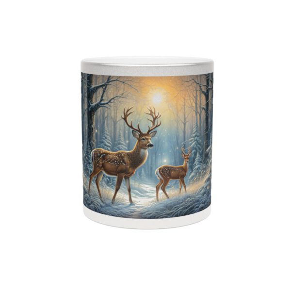 Metallic Mug (SilverGold), Winter Wonderland