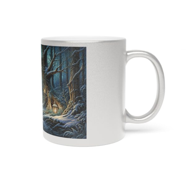 Metallic Mug (SilverGold) Winter Wonderland - Image 3