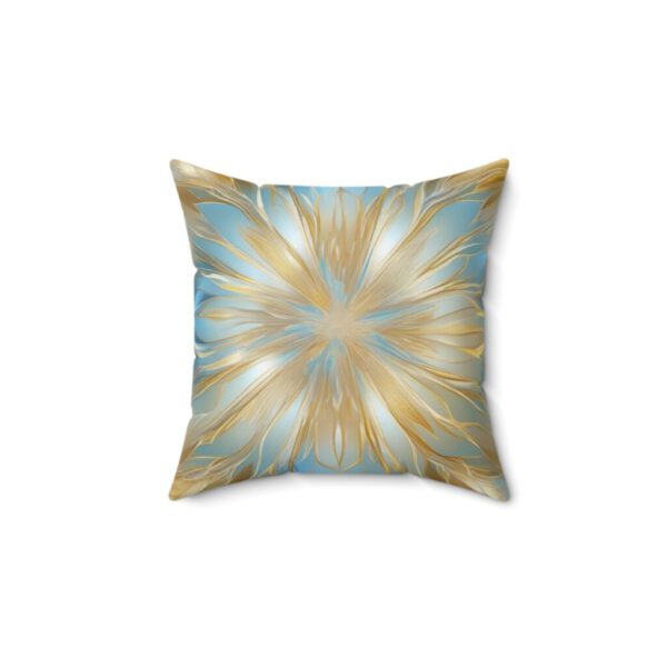 Spun Polyester Square Pillow, Christmas Crystal