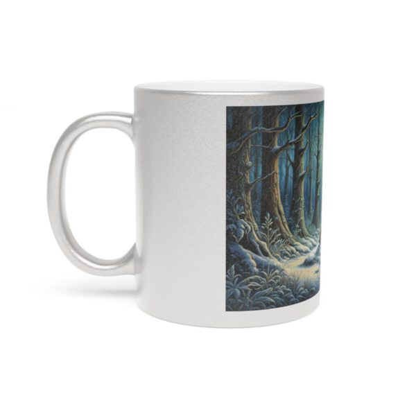 Metallic Mug (SilverGold) Winter Wonderland