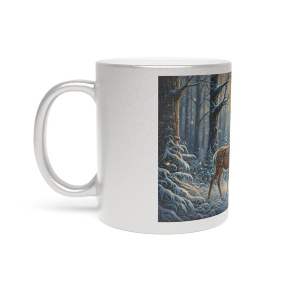 Metallic Mug (SilverGold), Winter Wonderland