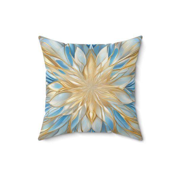 Spun Polyester Square Pillow, Christmas Chrystal - Image 4