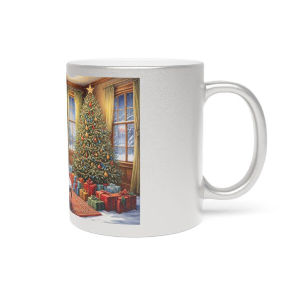 Metallic Mug (SilverGold) Christmas Eve - Image 3