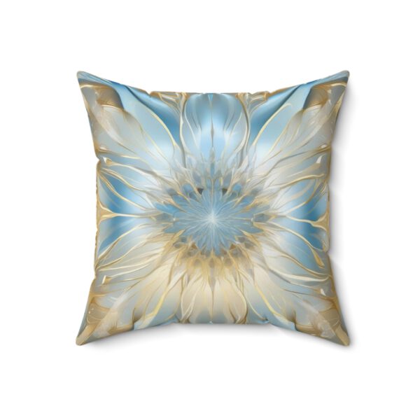 Spun Polyester Square Pillow, Christmas Crystal - Image 8