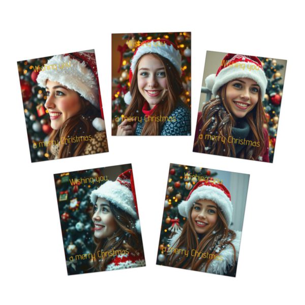 Multi-Design Greeting Cards (5-Pack), Merry Christmas