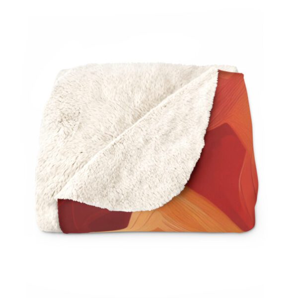 Sherpa Fleece Blanket, Christmas Rose