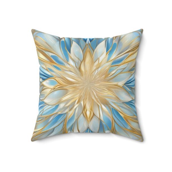 Spun Polyester Square Pillow, Christmas Chrystal - Image 7