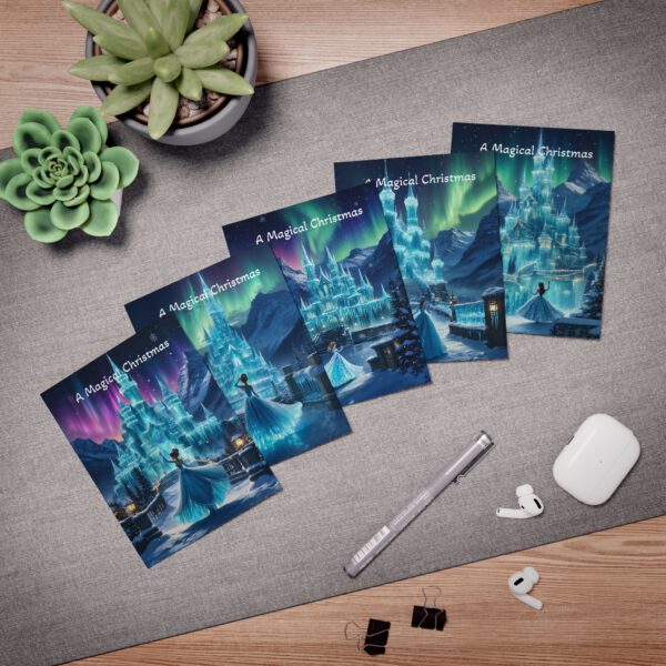 Multi-Design Greeting Cards (5-Pack) A Magical Christmas - Image 4