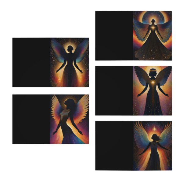 Multi-Design Greeting Cards (5-Pack), Black Angels of Light