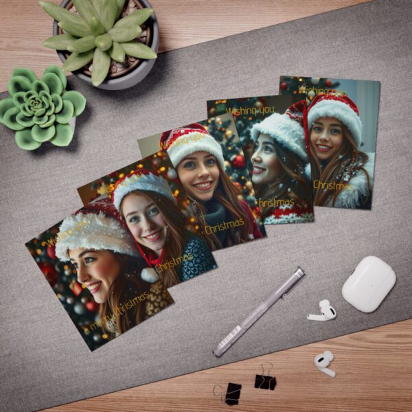 Multi-Design Greeting Cards (5-Pack), Merry Christmas