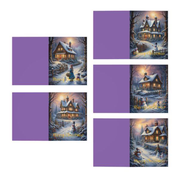 Multi-Design Greeting Cards (5-Pack), Merry Christmas - Image 3