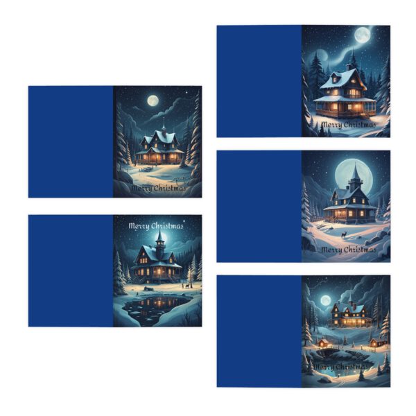 Multi-Design Greeting Cards (5-Pack)  Darkest Night - Image 3