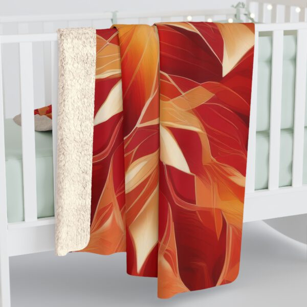 Sherpa Fleece Blanket, Christmas Roos - Image 4