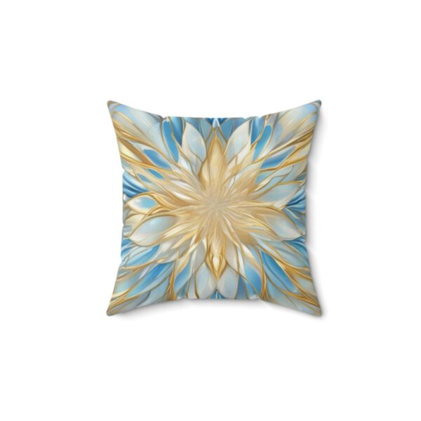 Spun Polyester Square Pillow, Christmas Chrystal