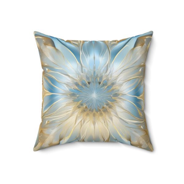 Spun Polyester Square Pillow, Christmas Crystal - Image 7