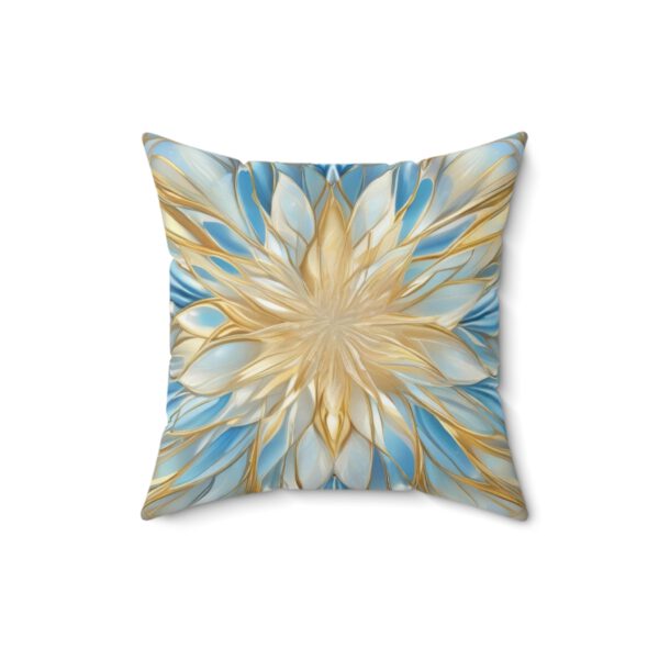 Spun Polyester Square Pillow, Christmas Chrystal - Image 5