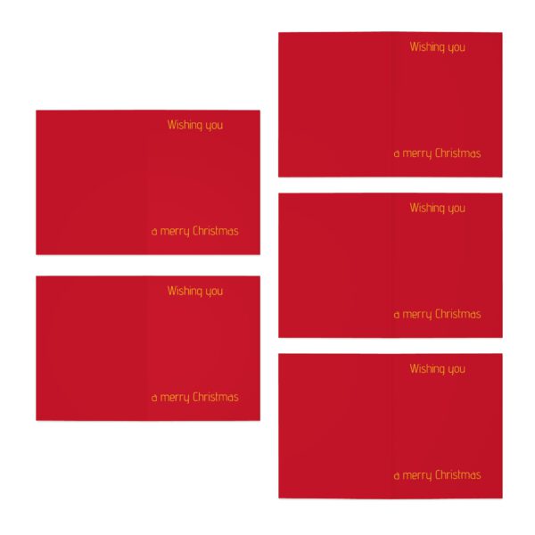 Multi-Design Greeting Cards (5-Pack), Merry Christmas - Image 4