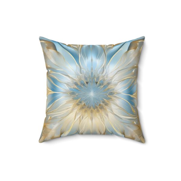 Spun Polyester Square Pillow, Christmas Crystal - Image 5