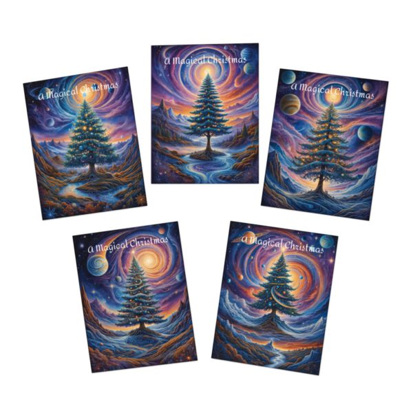 Multi-Design Greeting Cards (5-Pack) A Magical Christmas