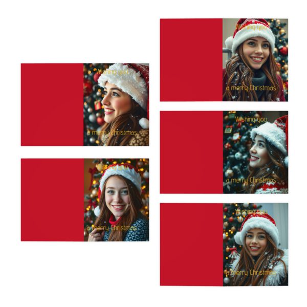 Multi-Design Greeting Cards (5-Pack), Merry Christmas - Image 3