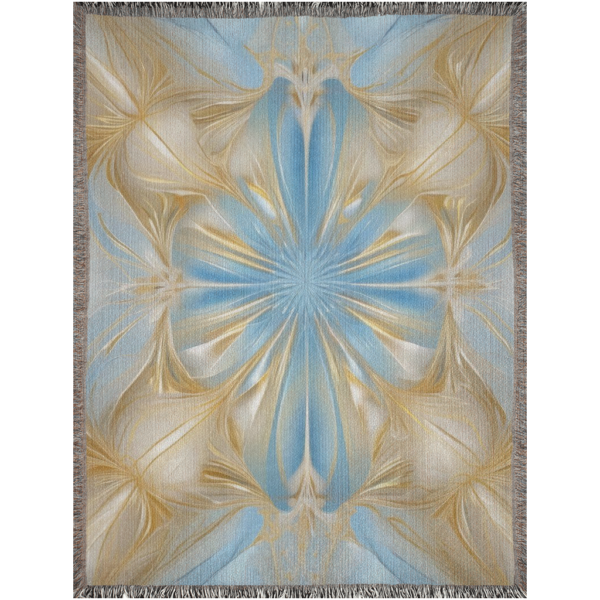 Woven Blankets,  Blue Chrystal