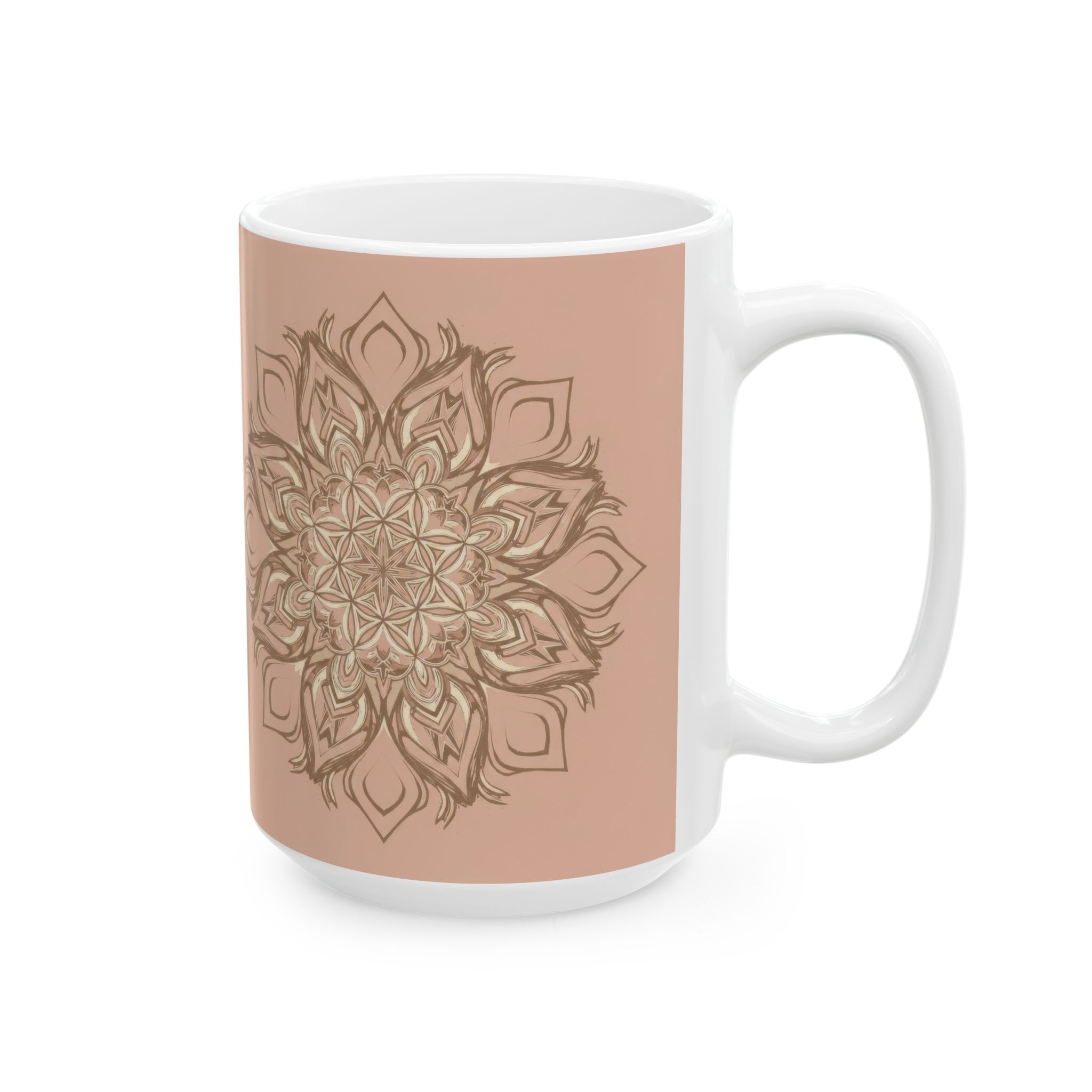 15 oz Mug, coffee mug, tea mug, bohemian blush ma