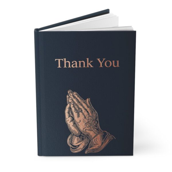Thank You Hardcover lined Journal - Elegant Notebook for Reflection and Gratitude