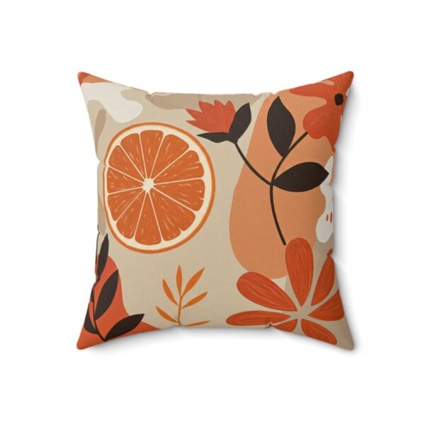 Boho Blossom Faux Suede Pillow – Cozy Floral Accent for Vibrant Spaces