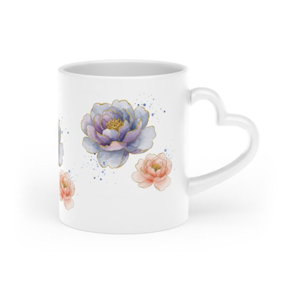 Archetype The Maiden, Floral Heart-Shaped Mug - Perfect Gift for Mother's Day and Tea Lovers and for The Maiden Archetype