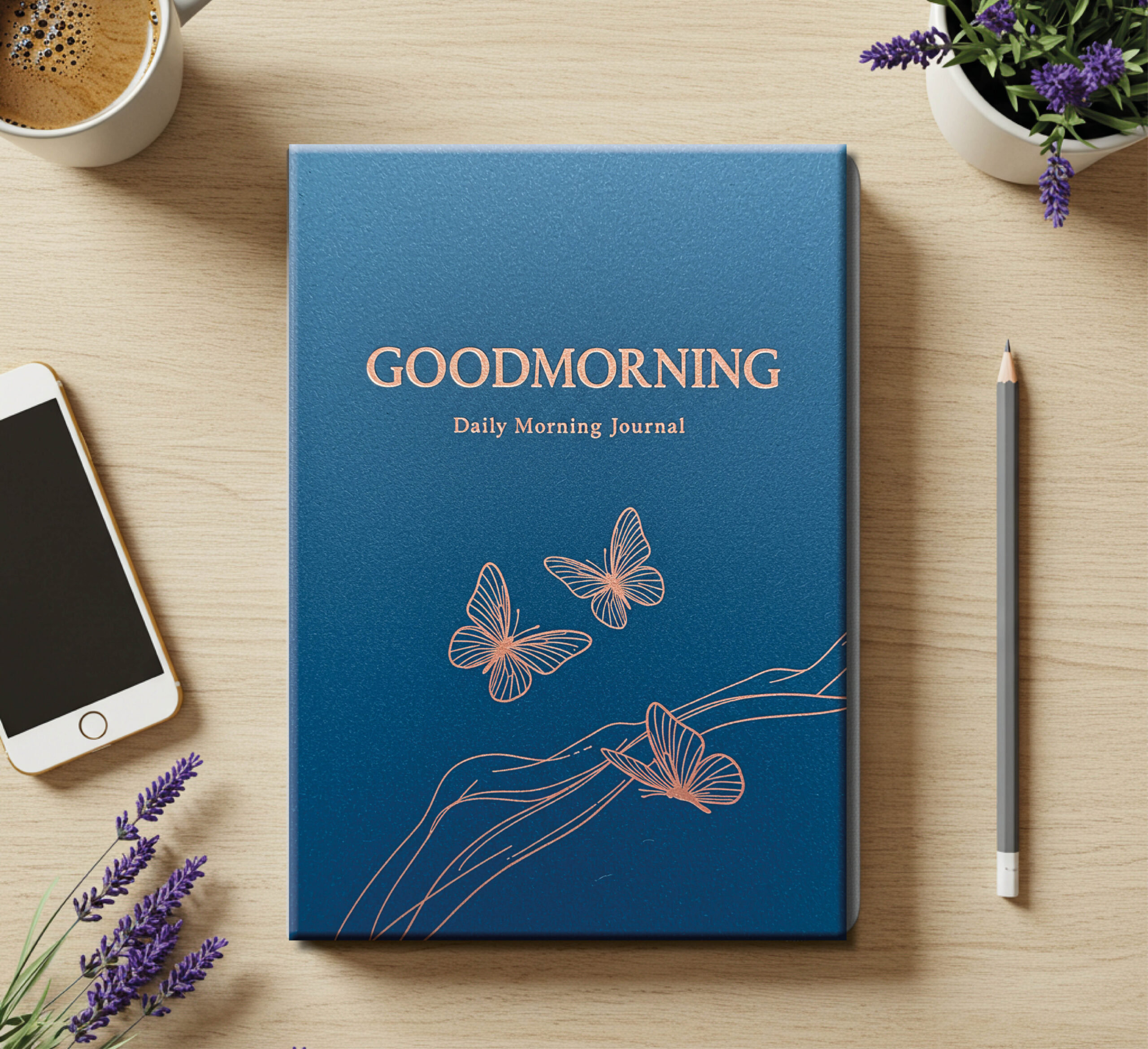 Sensus Studio journals BLue butterflies