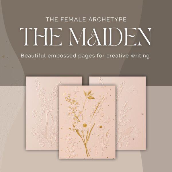 Female Archetype the Maiden journal for creative writing sensus studio Female Archetype The Maiden, daily journal