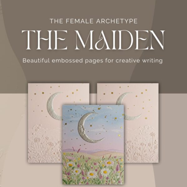 Female Archetype the Maiden journal for creative writing sensus studio Archetype The Maiden Journal, Blush Moon