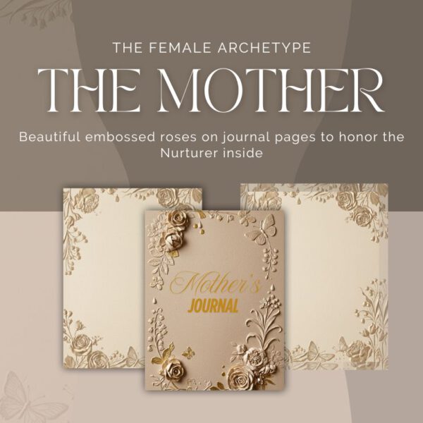 Female Archetype " The Mother" Moms Journal for Mom Gift for Mothersday