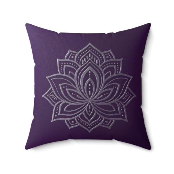 Mandala Faux Suede Pillow for  Decor Home Sanctuary Meditation Cushion, Yoga Room Pillows Gift for Female Archetype Mindfulness Decor