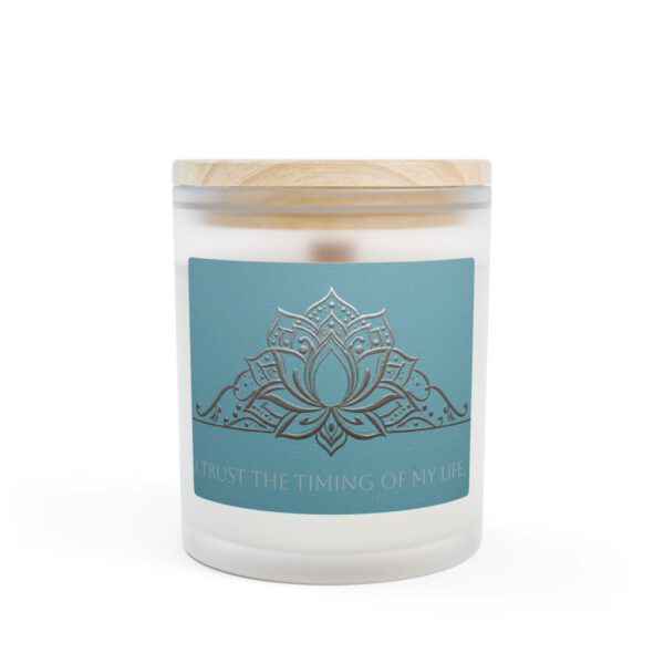 Calming Lotus Candle, Aromatherapy Candle, Mindfulness Gift, Home Fragrance, Relaxation Decor, Gift for Her, Self-Care Essentials