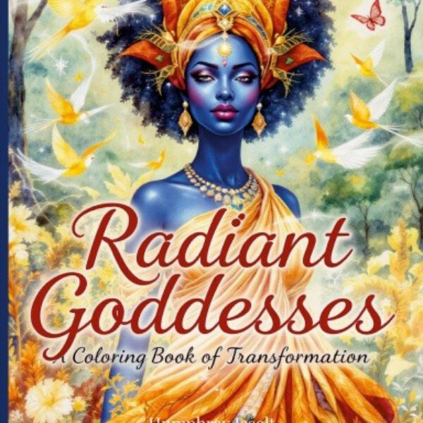 Coloring Book Radiant Goddesses