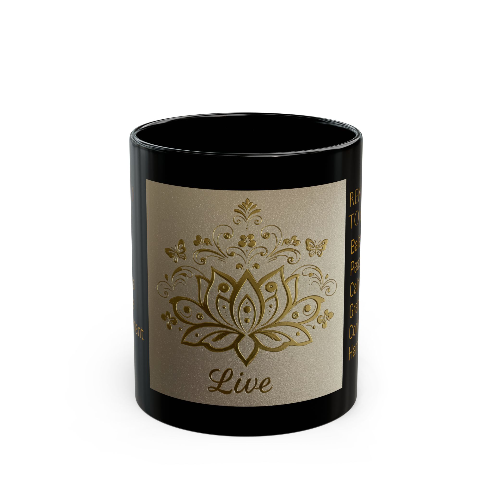 Ritual Tea/Coffee Mug 'Remind Me to Be In Peace' Mindfulness Coffee Cup